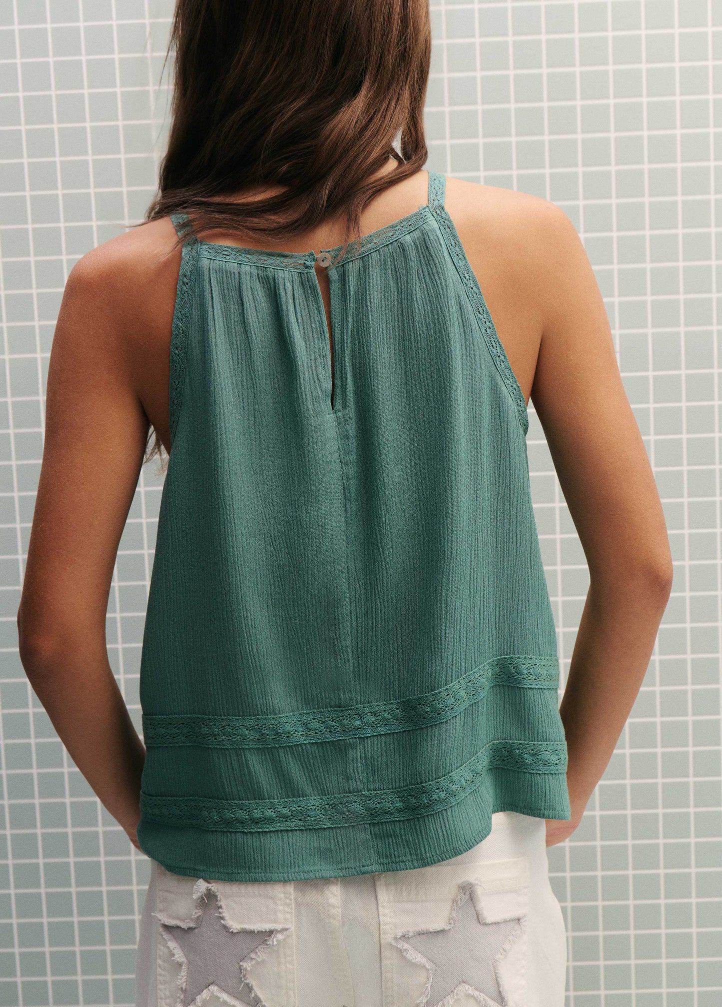 Top halter jaretas