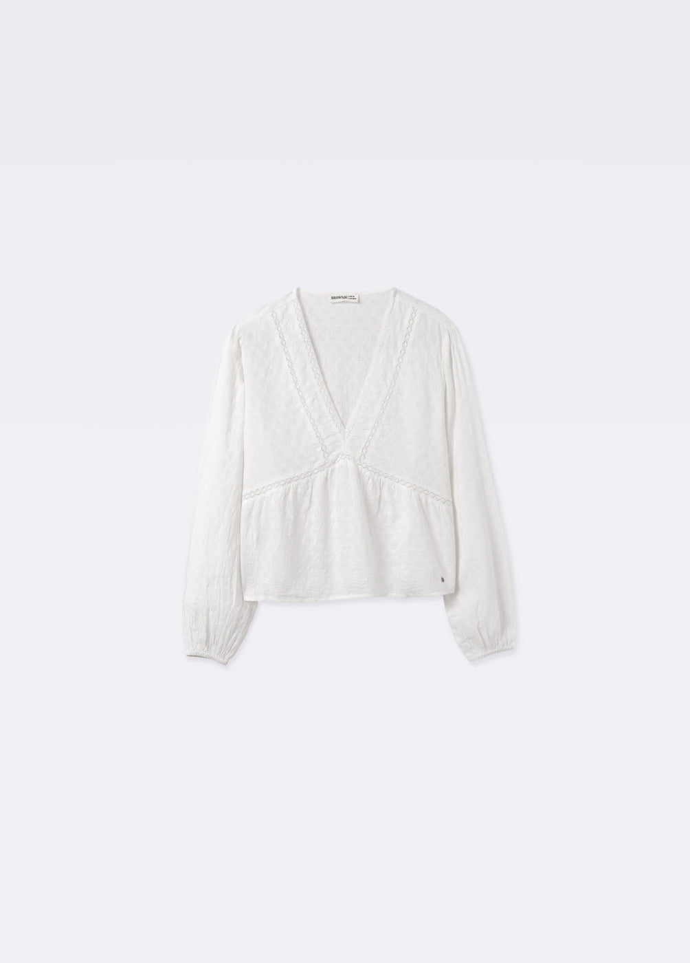 Blusa detalles bordados