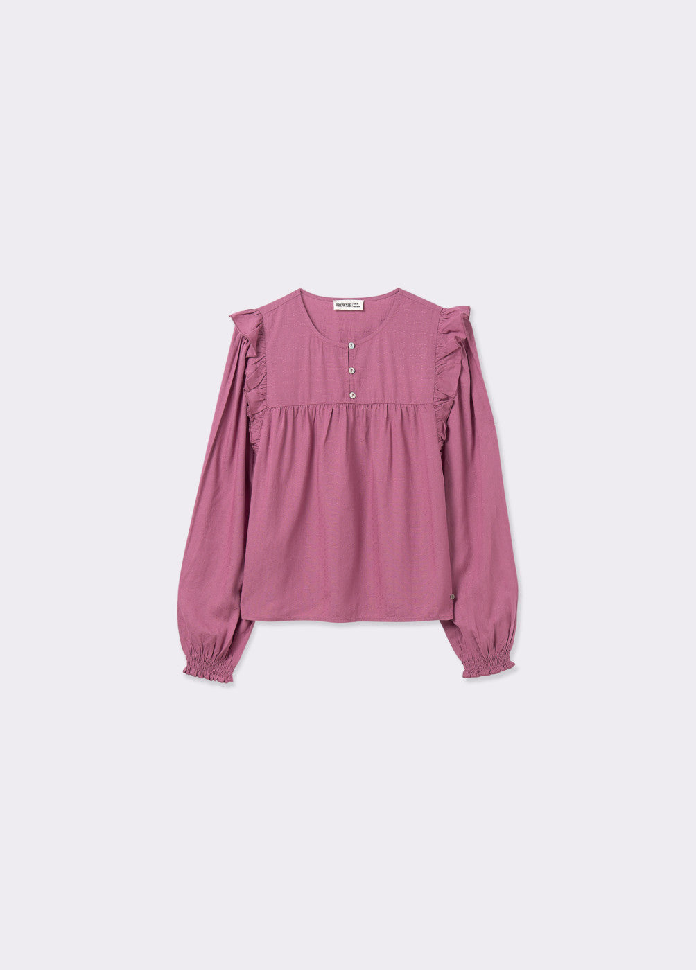 Blusa manga volantes