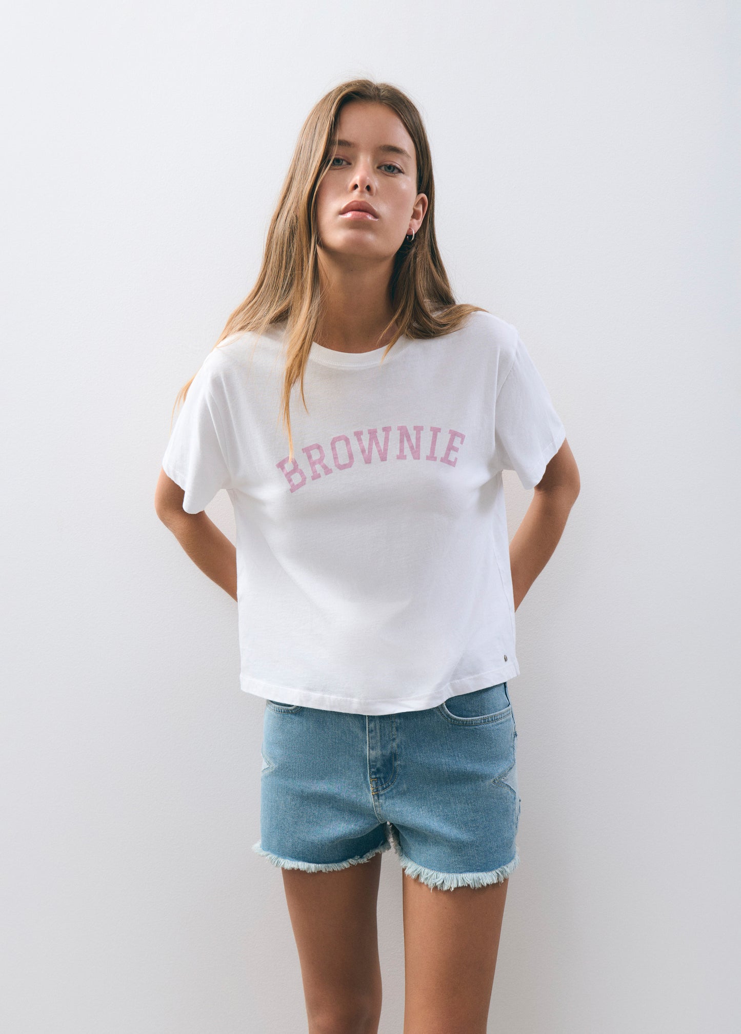 Camiseta texto brownie