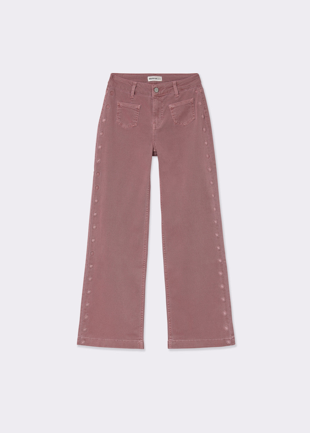 Pantalón culotte bordado soles