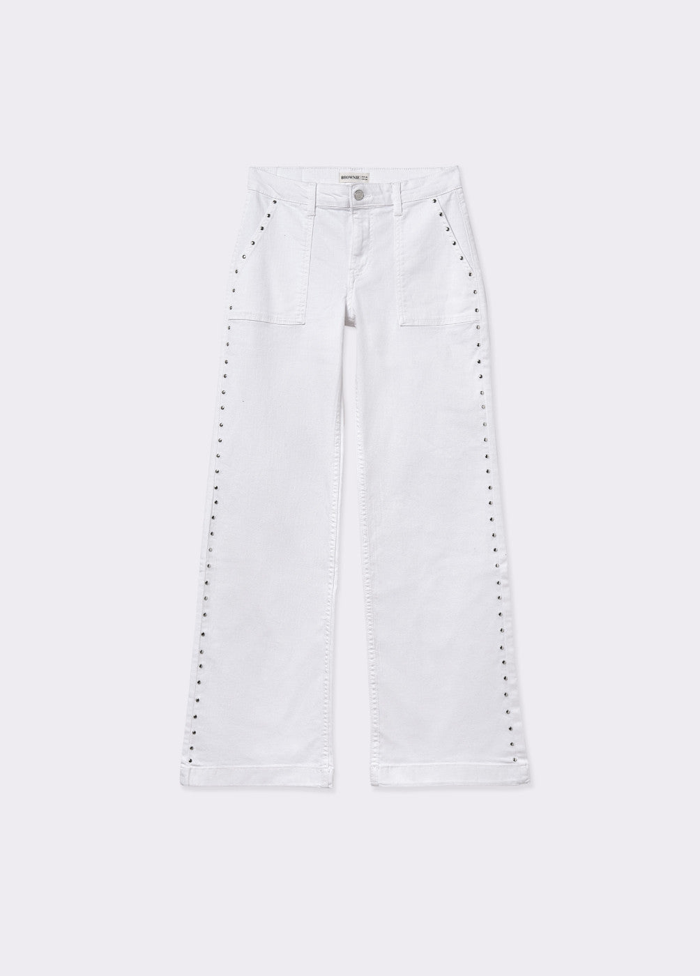 Pantalón culotte tachas