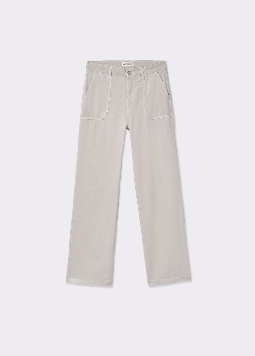 Pantalón bolsillo parche fluido