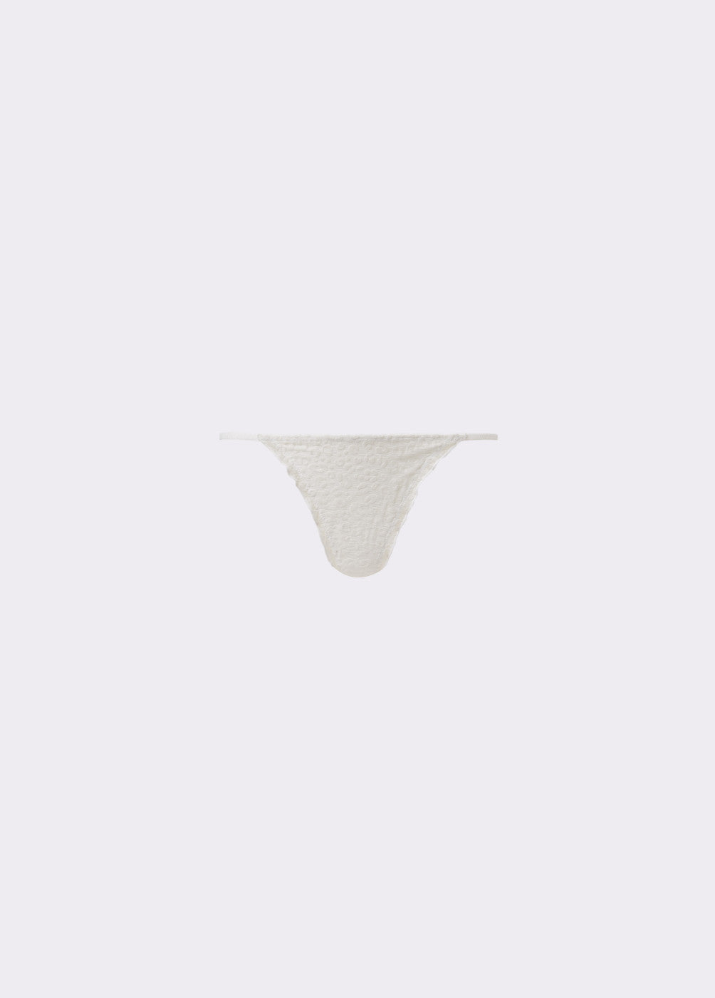 Tanga flocado leopardo