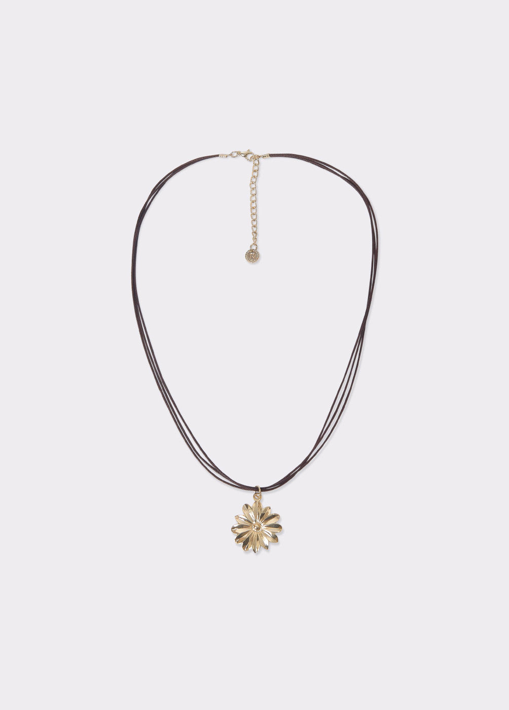 Collar largo flor