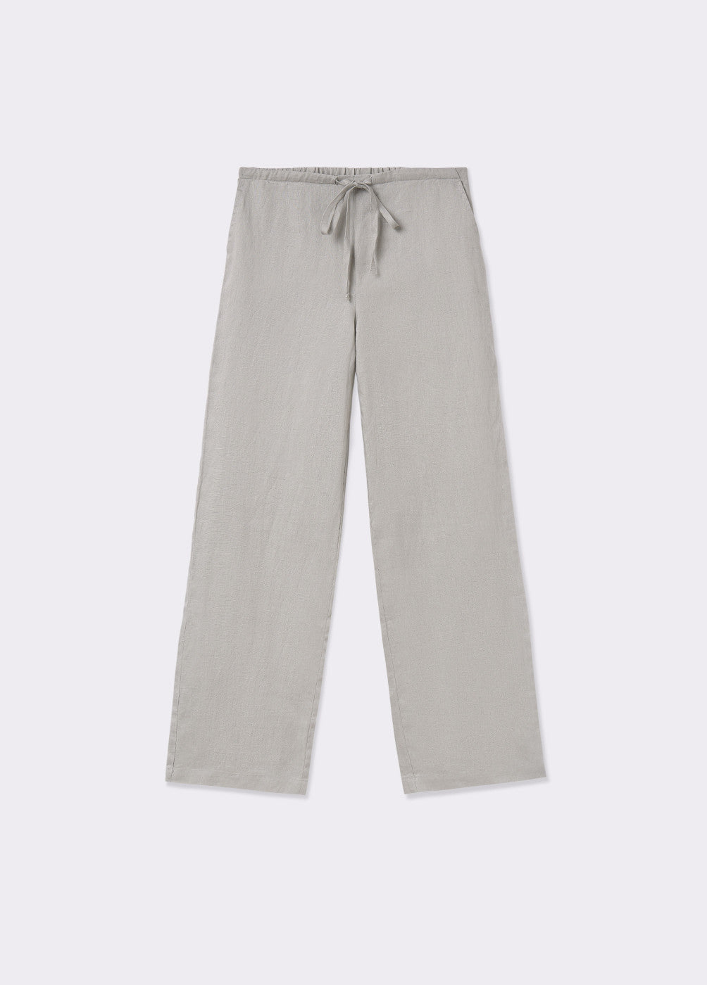 Pantalón bajo de lino