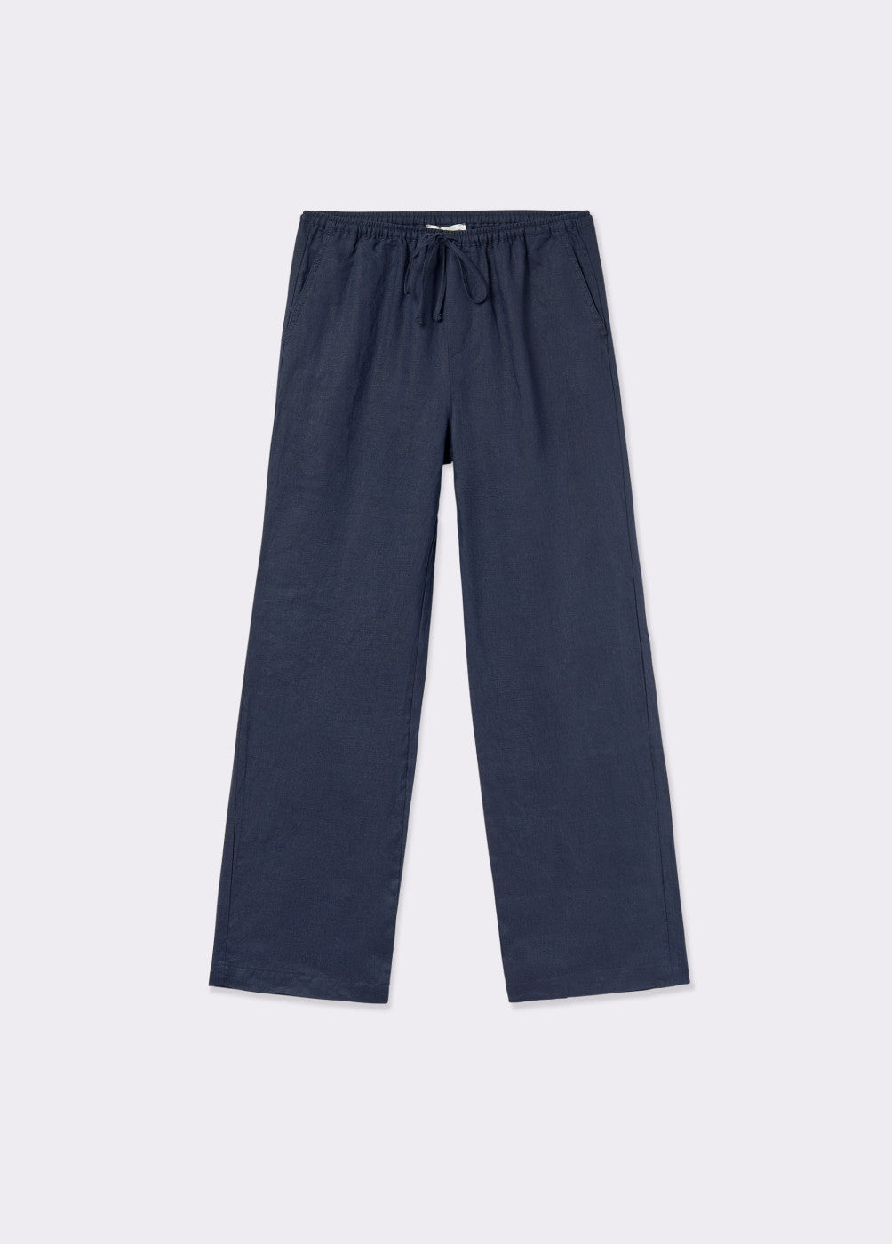 Pantalon fluido de lino