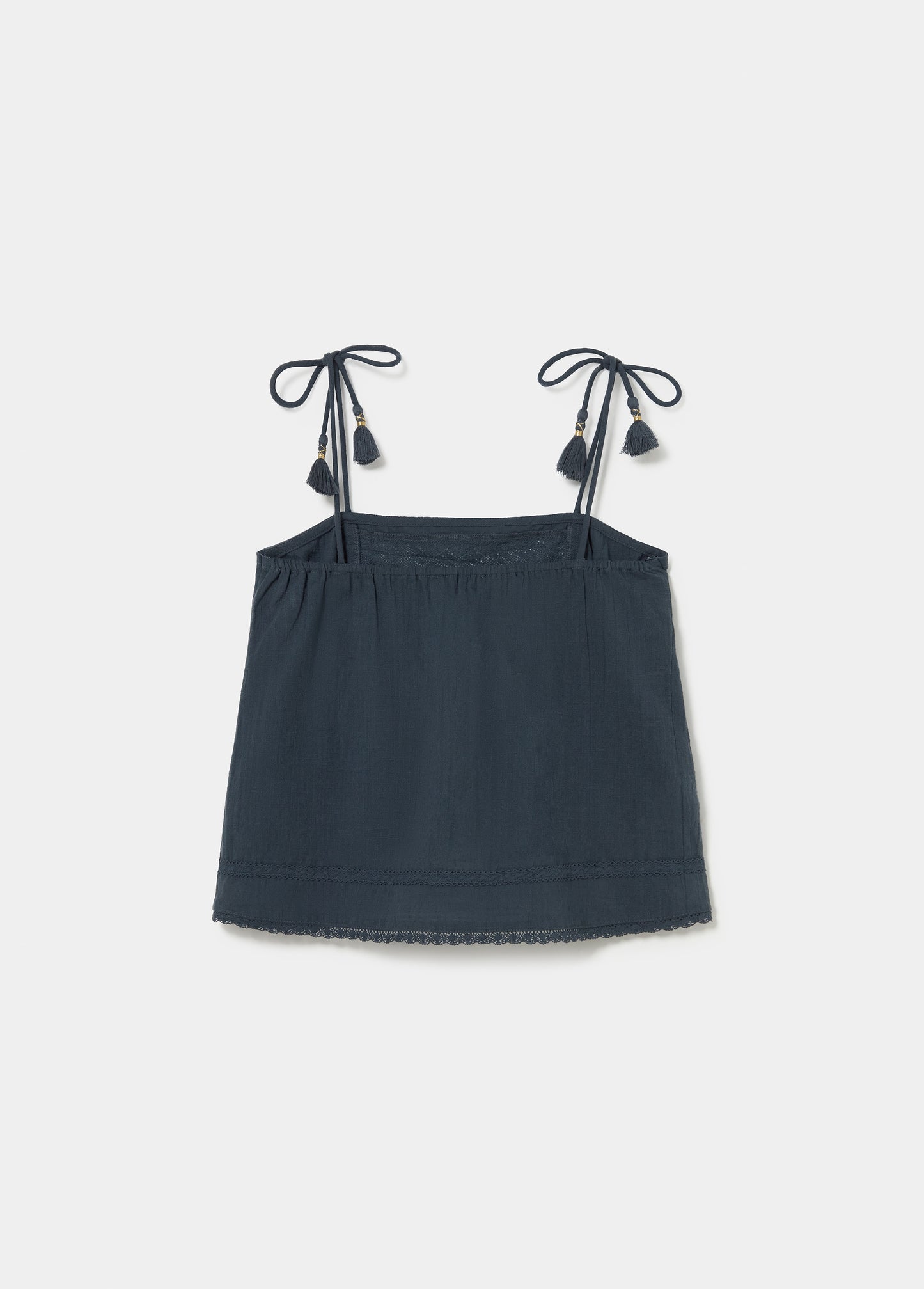 Top tirantes bordados