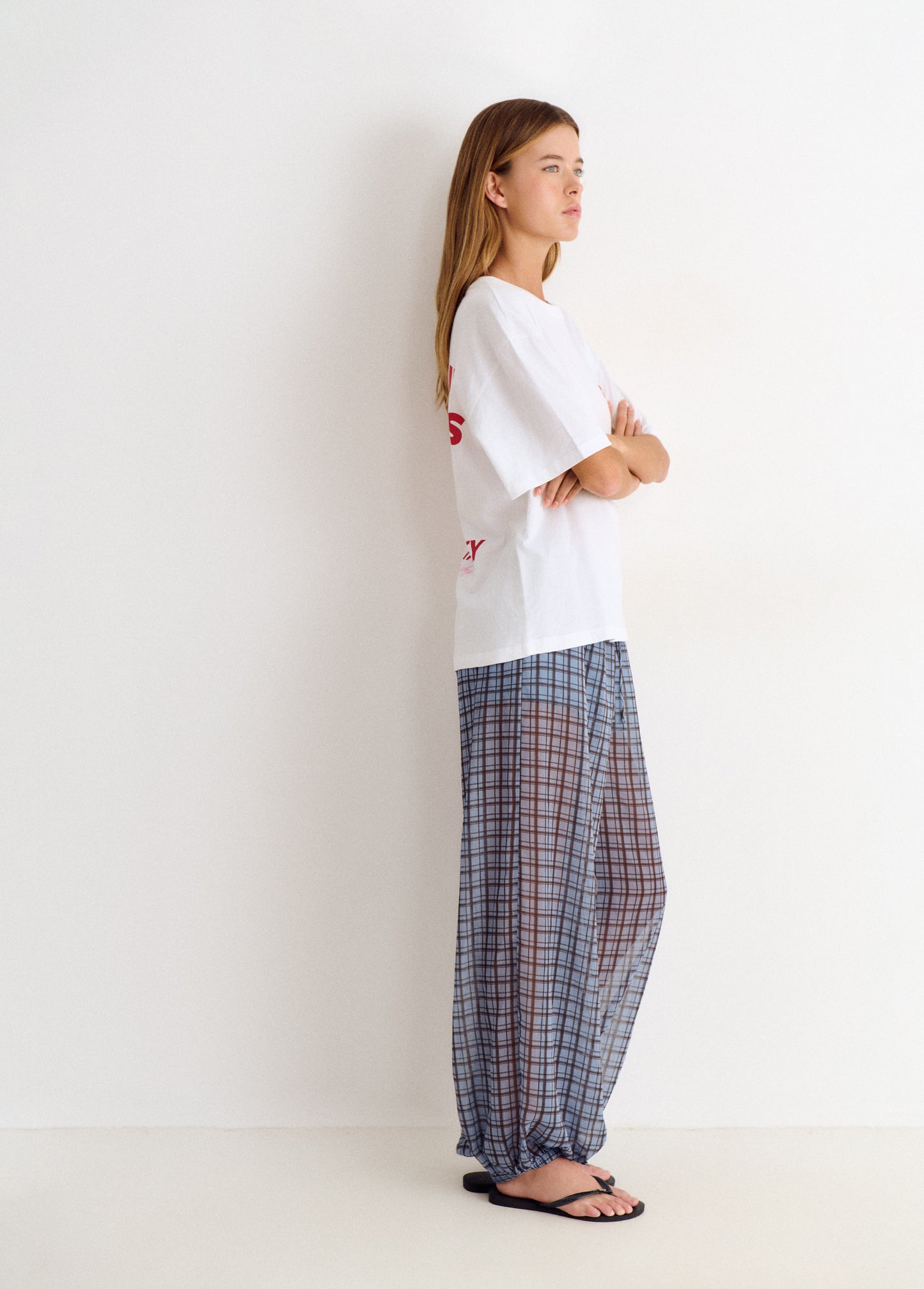 Camiseta print fruta y parches