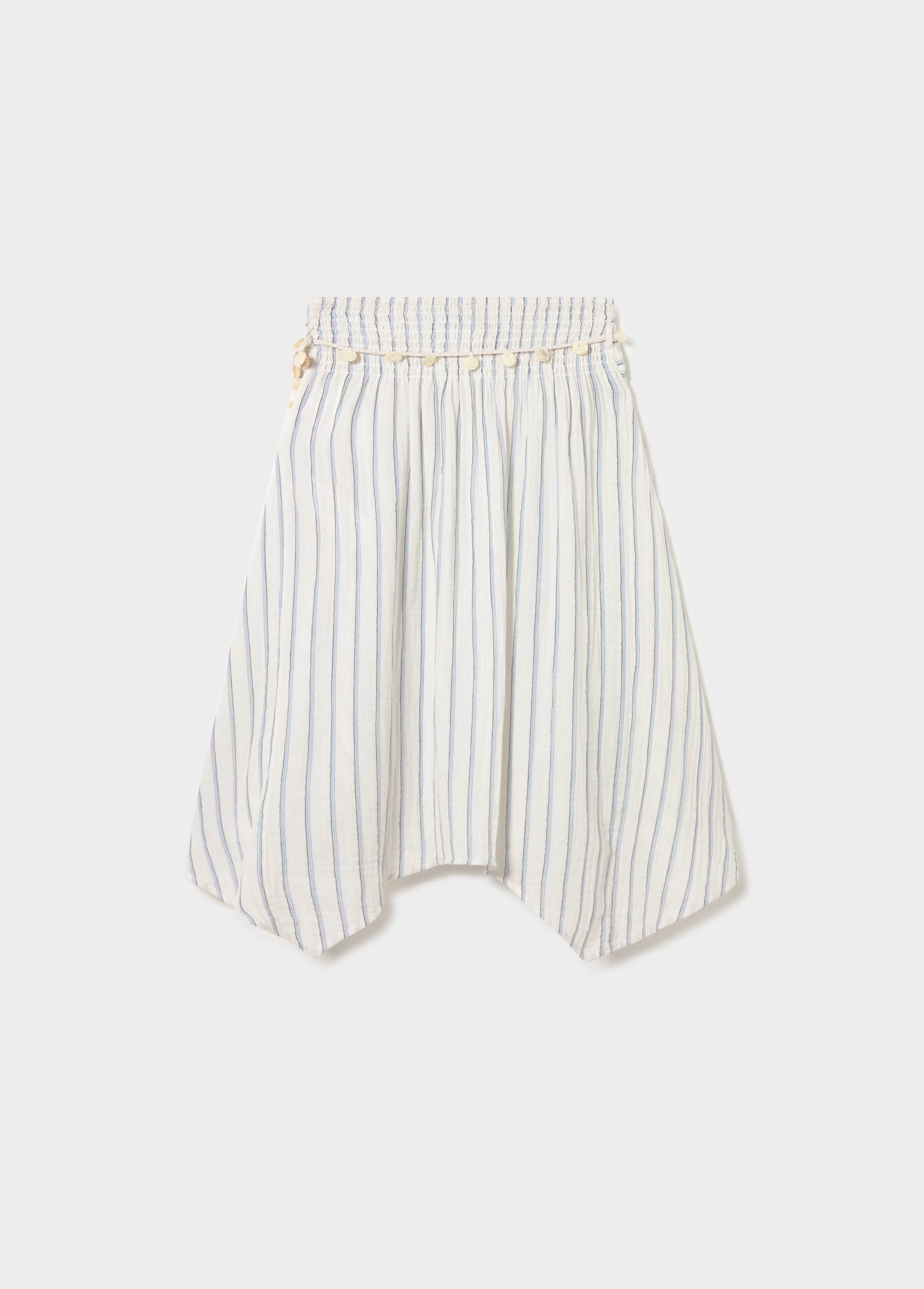 Falda midi rayas