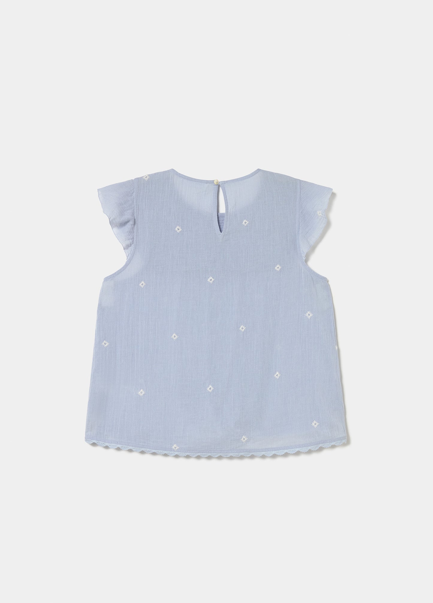 Blusa smock bordados