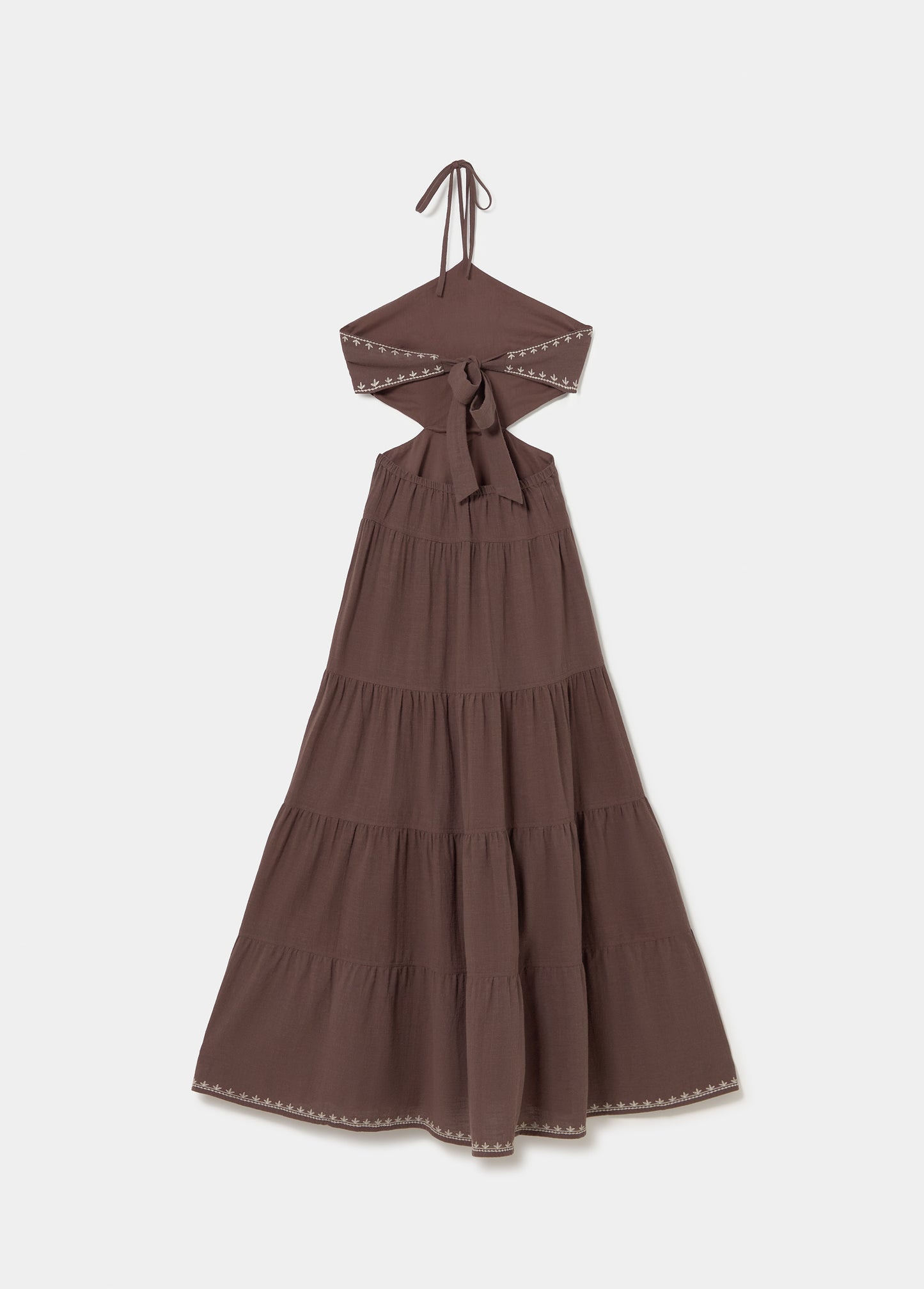 Vestido largo detalle cut-out