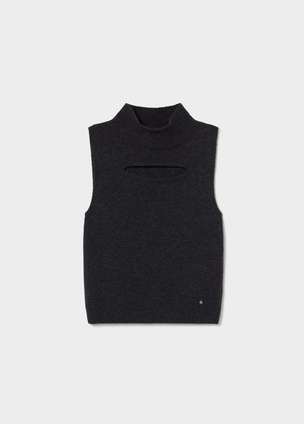 Top cut-out gris