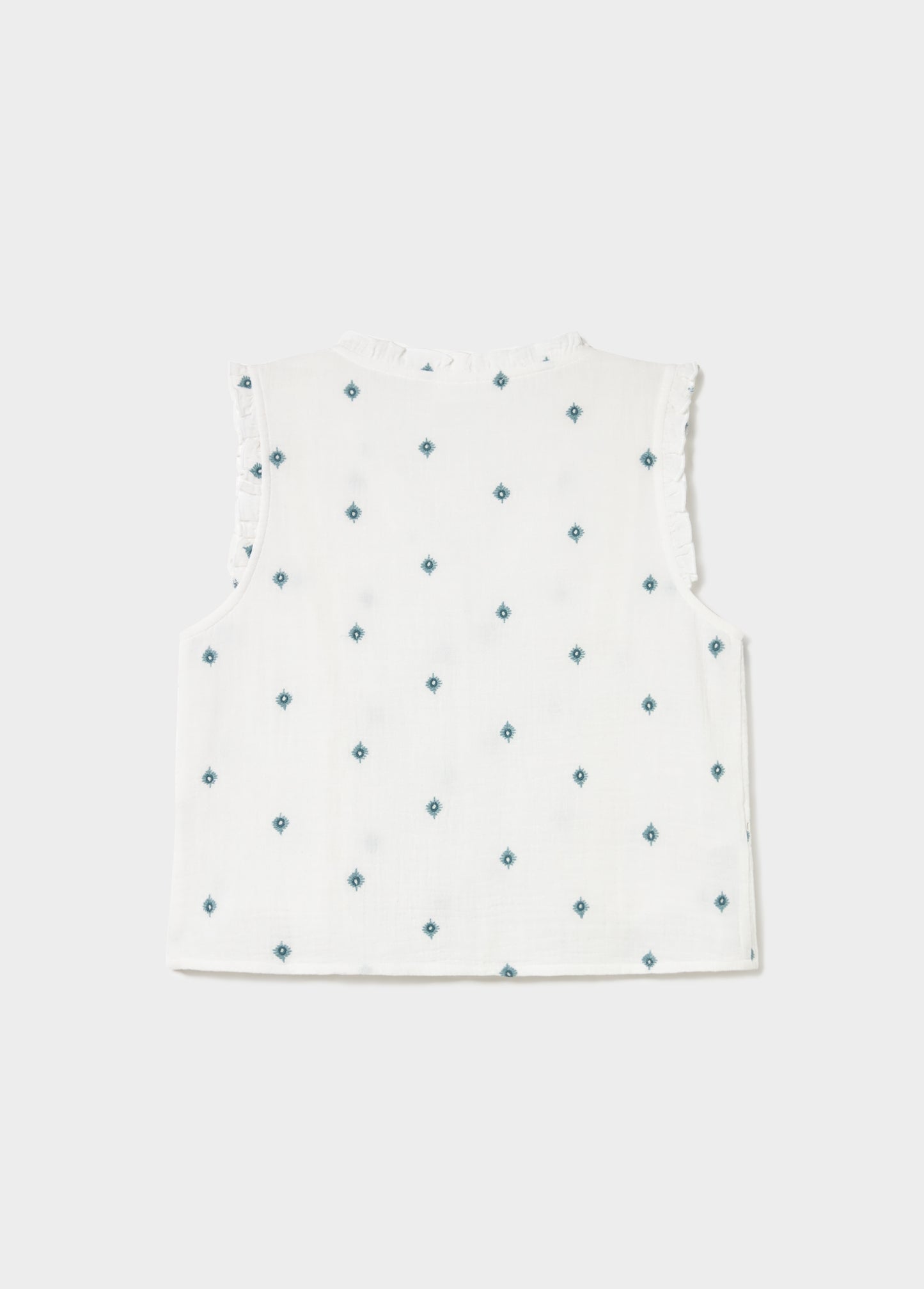 Blusa dobletela bordados