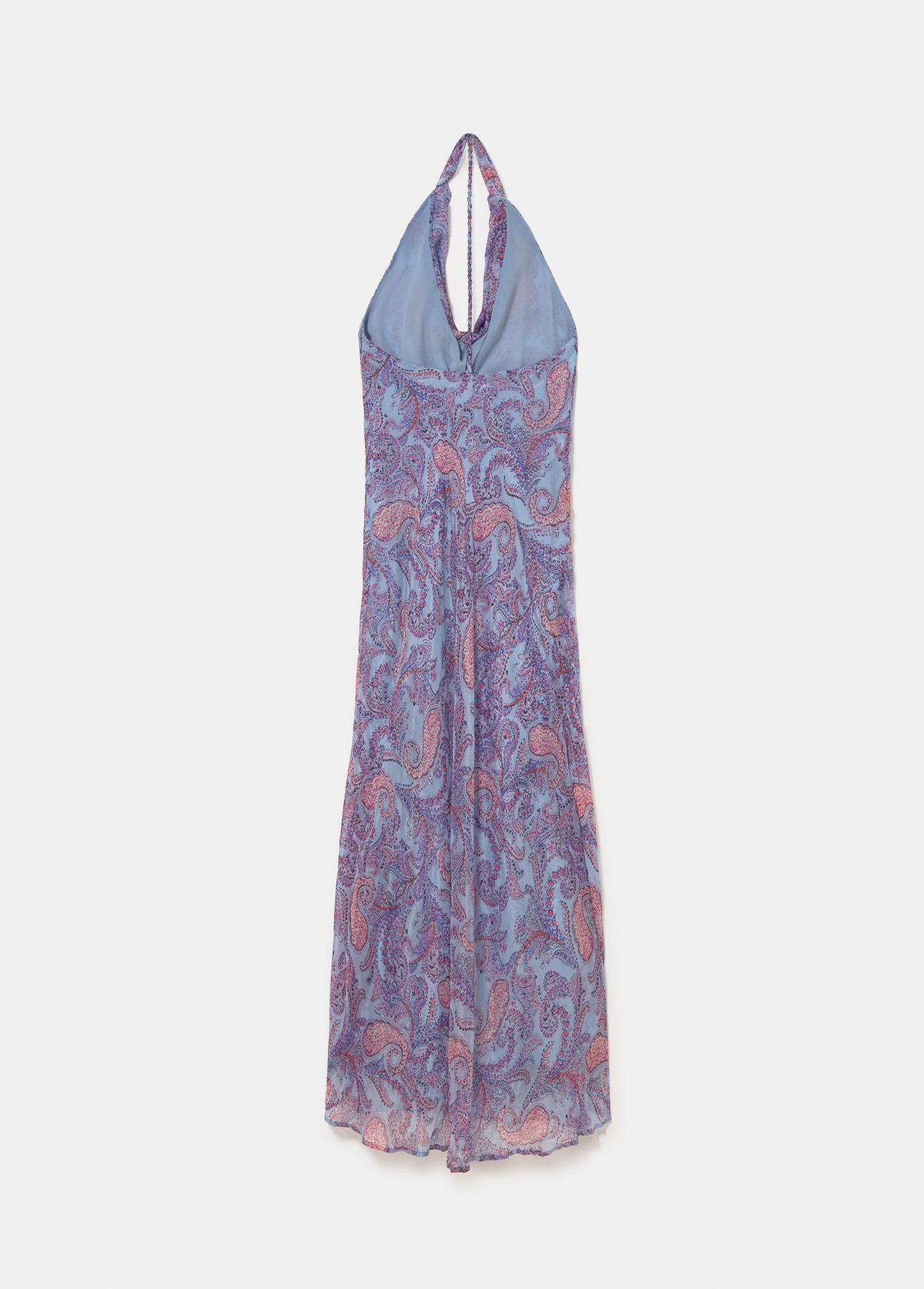 Vestido estampado drapeado