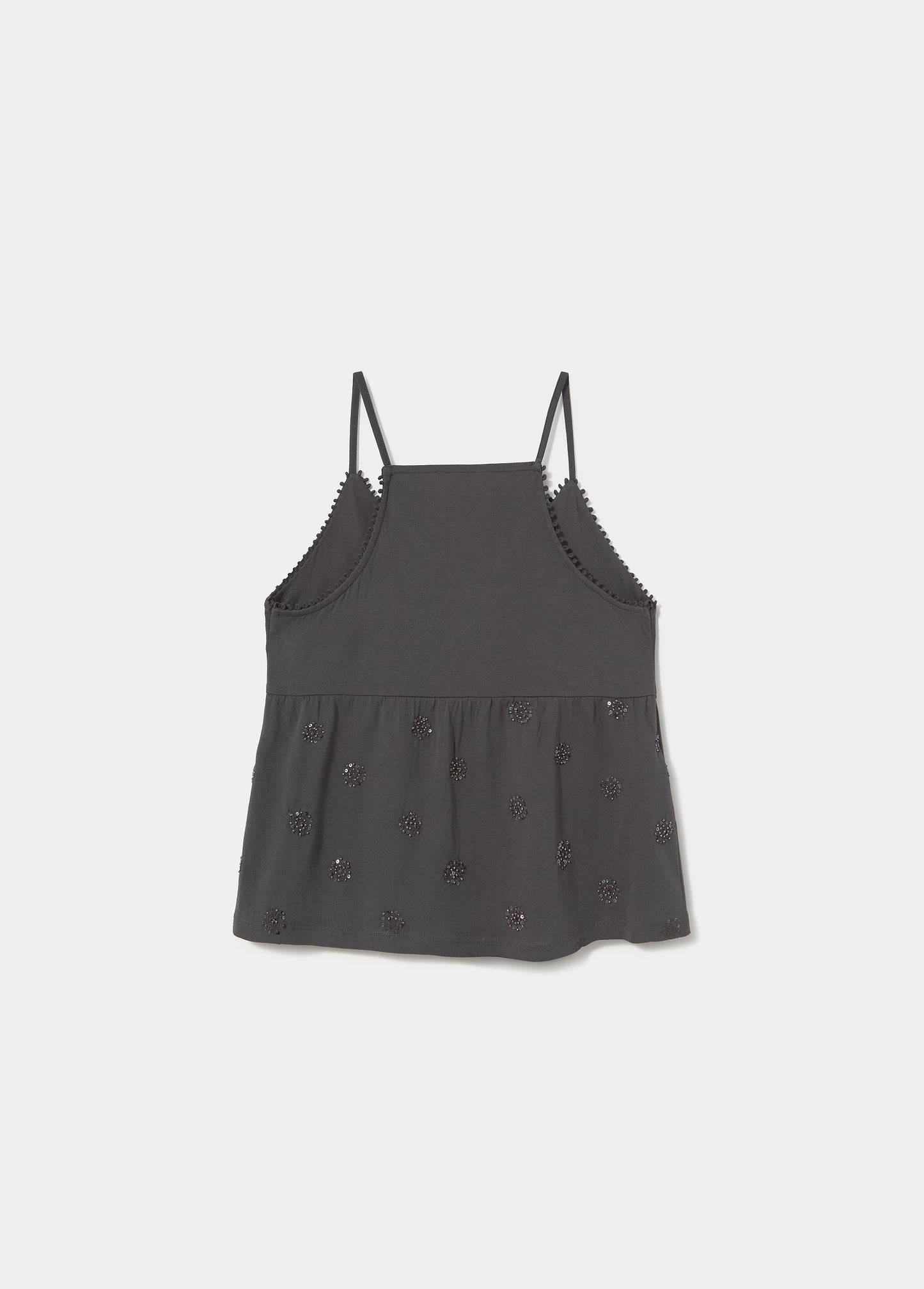 Top bordado lentejuelas