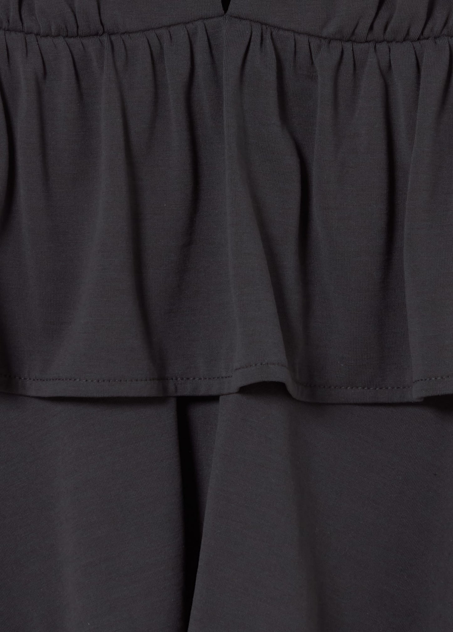 Vestido halter multivolantes