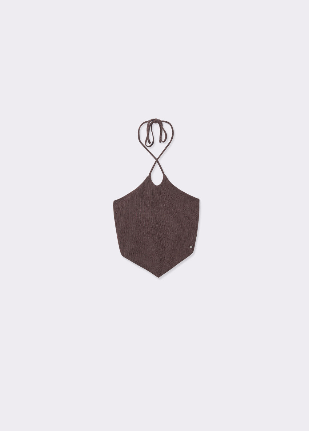 Top punto cortado halter