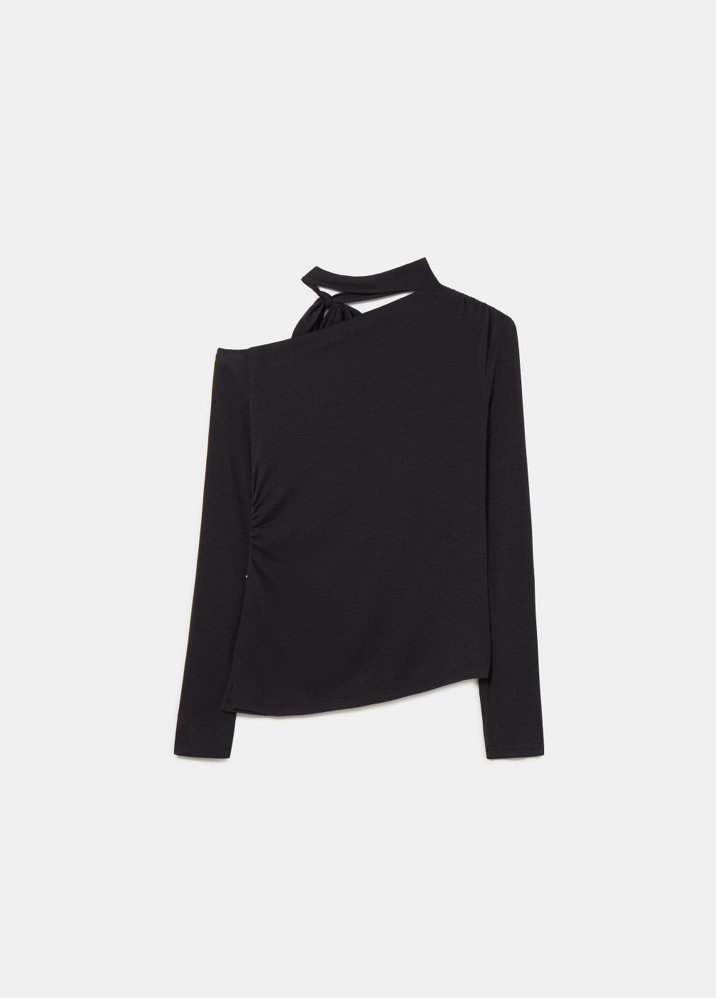 Camiseta asimétrica bufanda