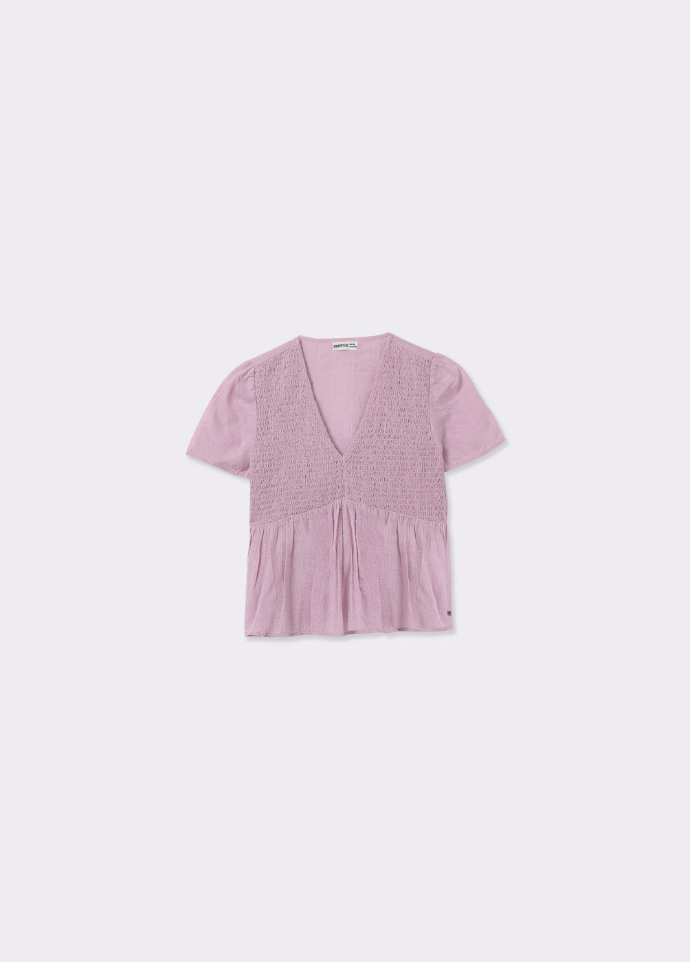 Blusa algodón smock