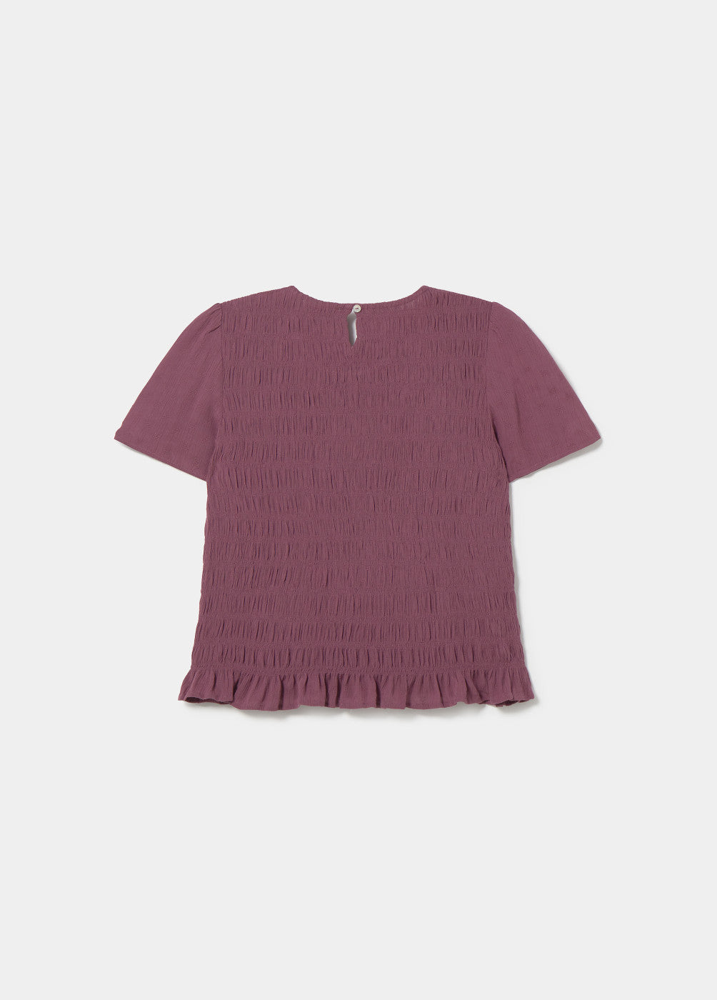 Blusa algodón smock