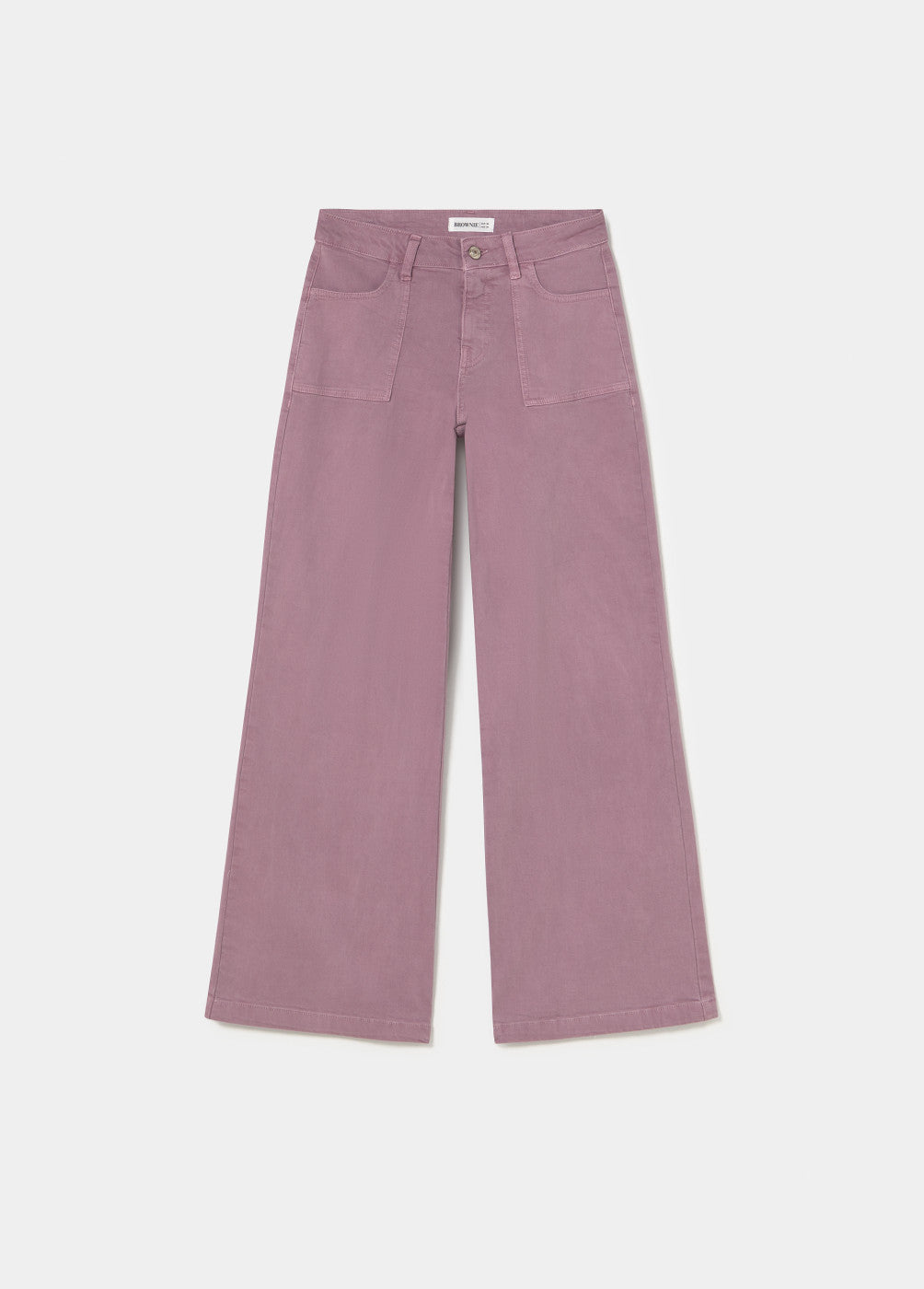 Pantalón culotte con bolsillos frontales