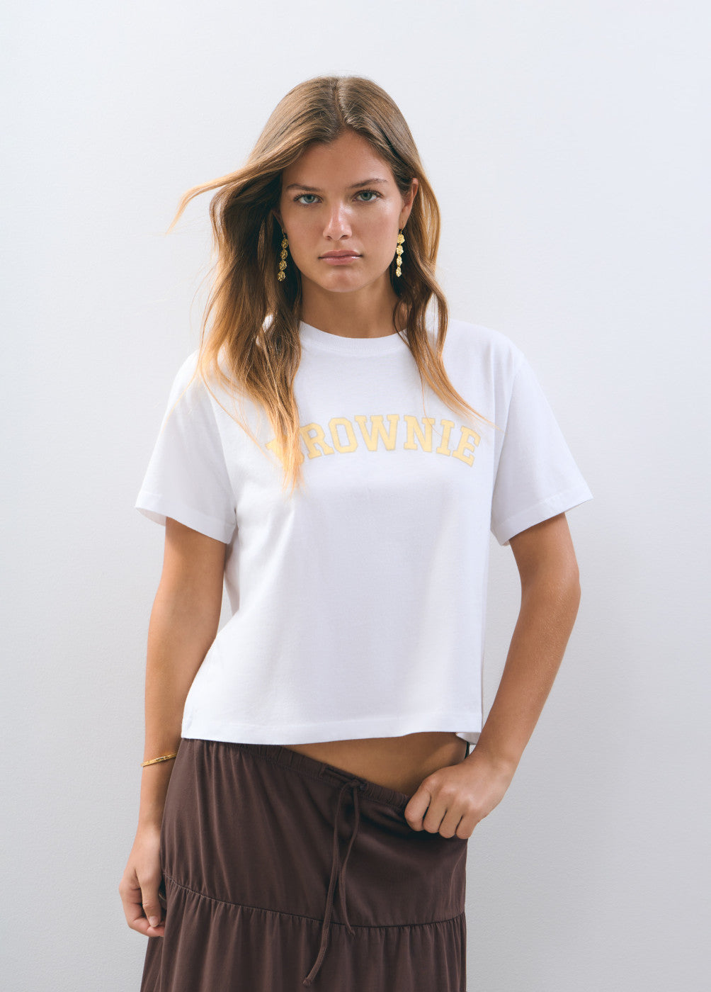 Camiseta texto brownie