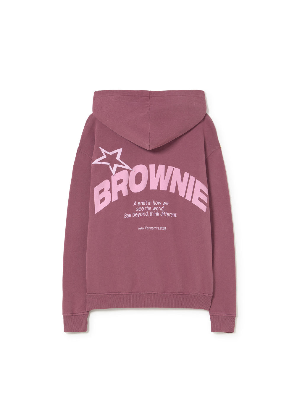 Sudadera capucha print espalda