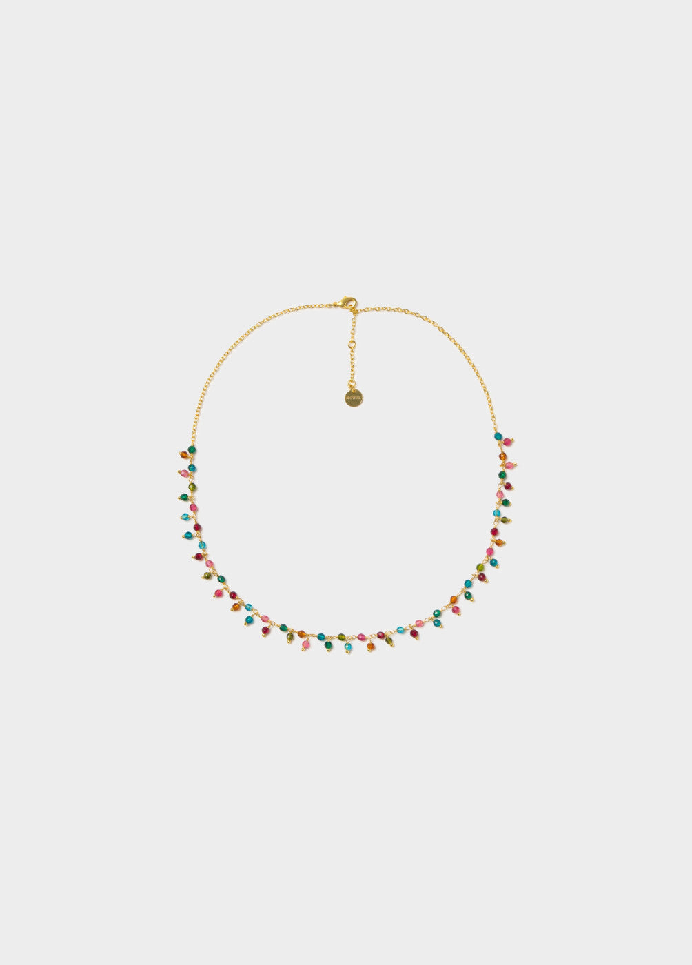 Collar bolitas multicolor