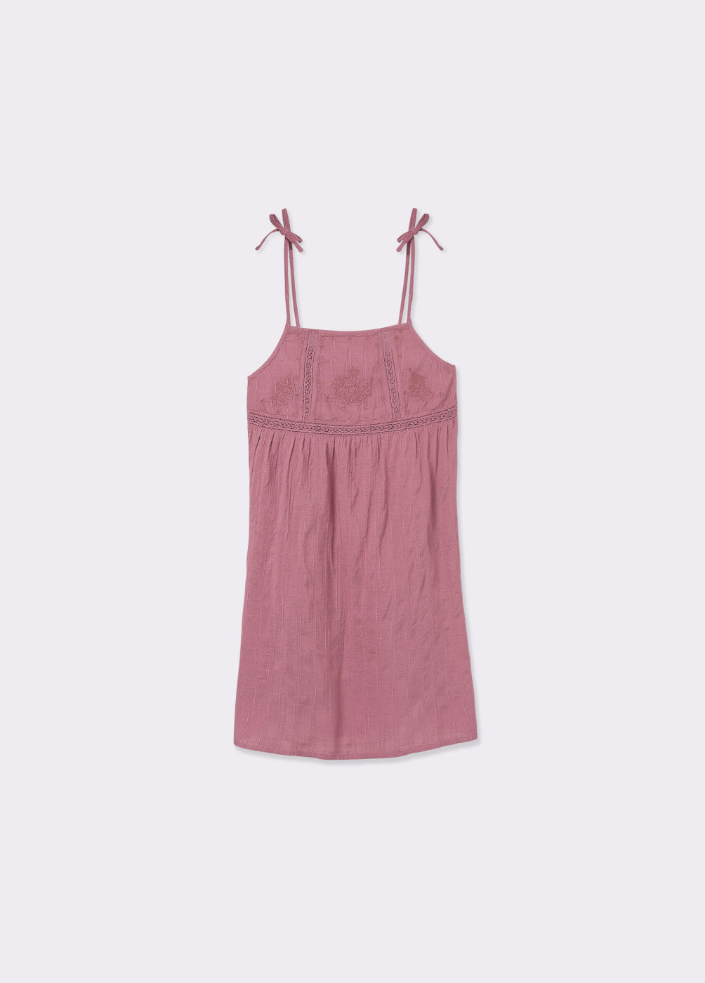 Vestido corto bordados