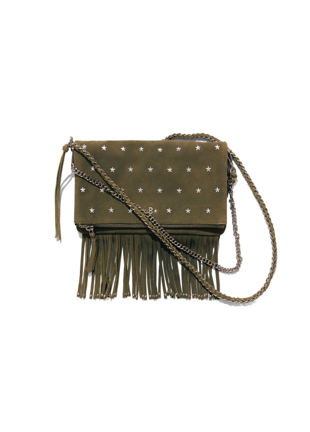 Bolso solapa piel estrellas