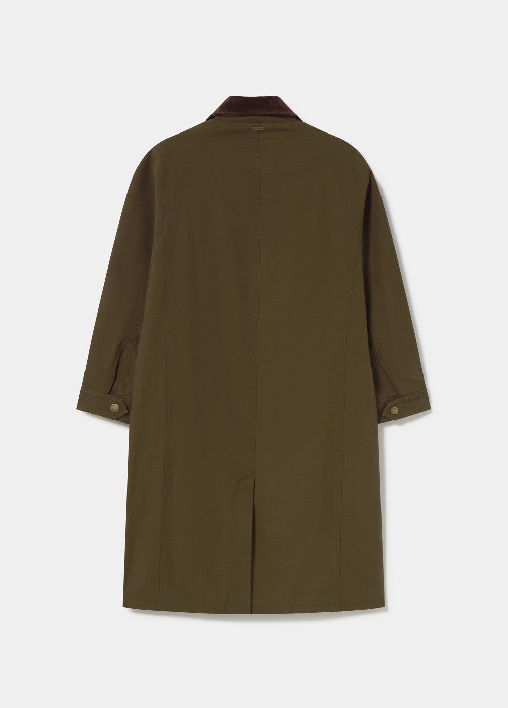 Parka larga de algodón