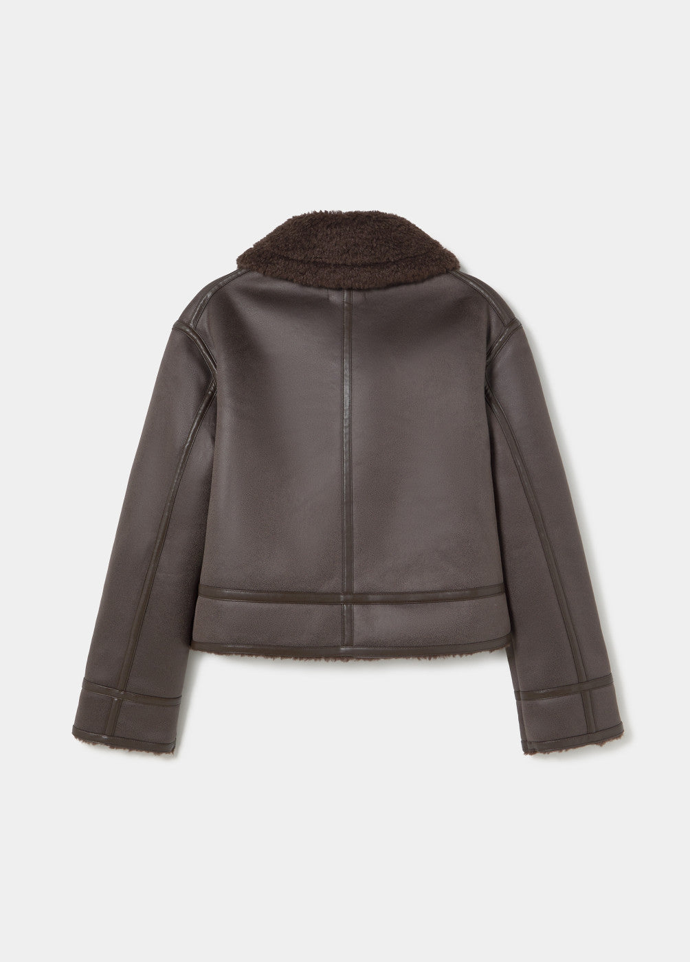 Cazadora biker efecto piel