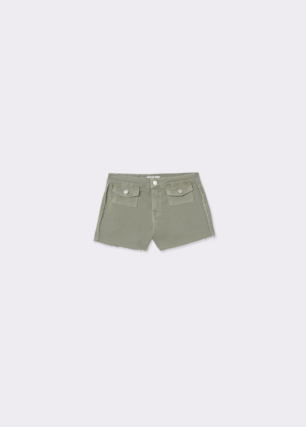 Short bolsillos frontales desflecado
