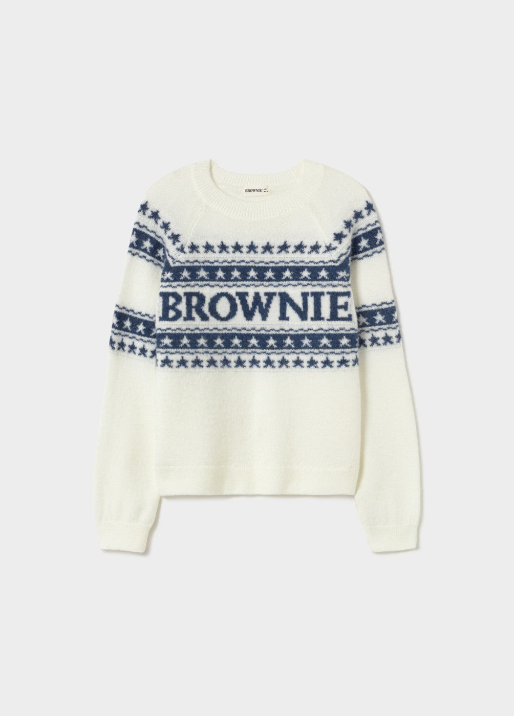 Jersey brownie jacquard