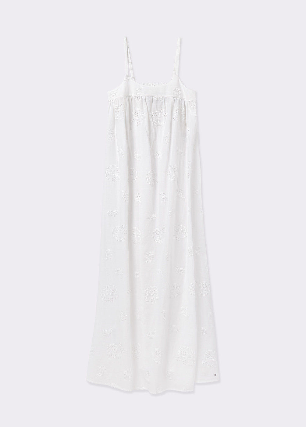 Vestido largo paisley