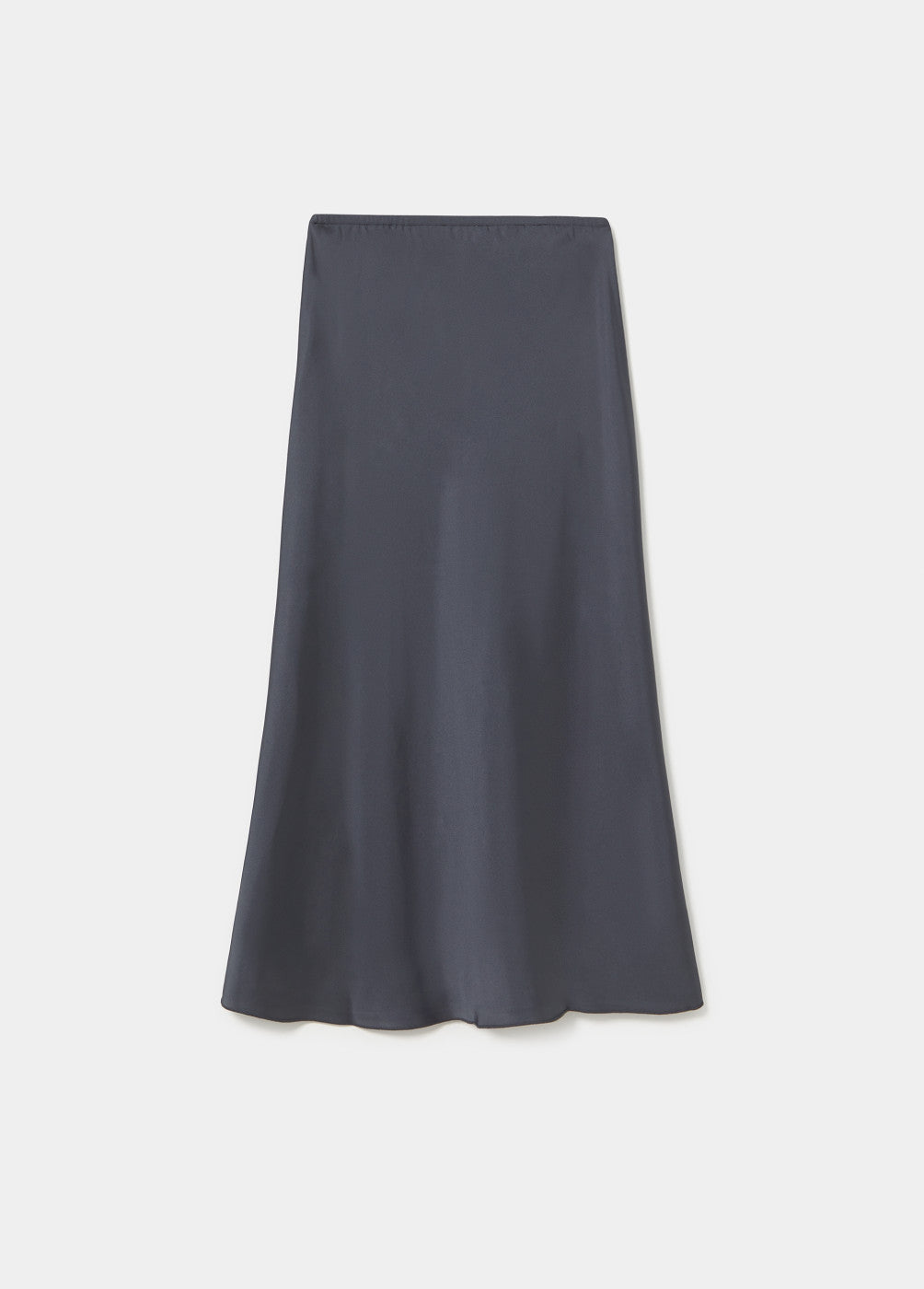 Falda satinada larga