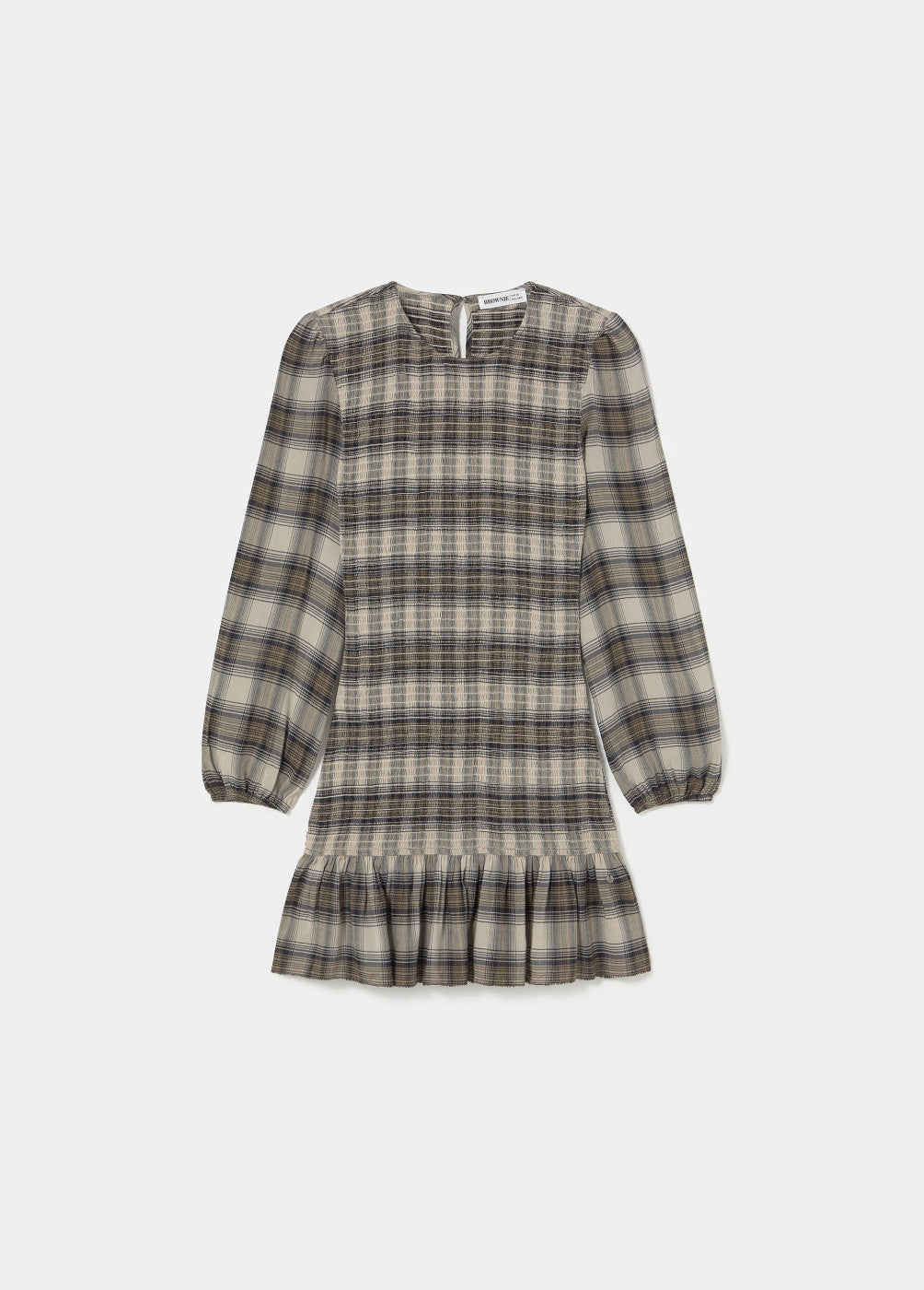 Vestido engomado cuadritos