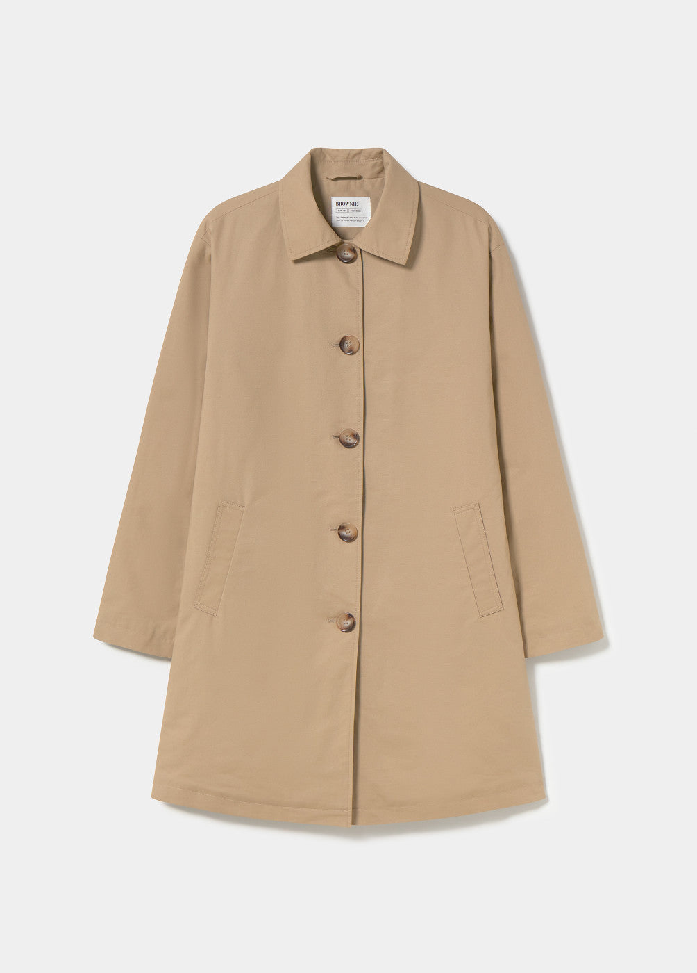 Gabardina forro vichy acolchada