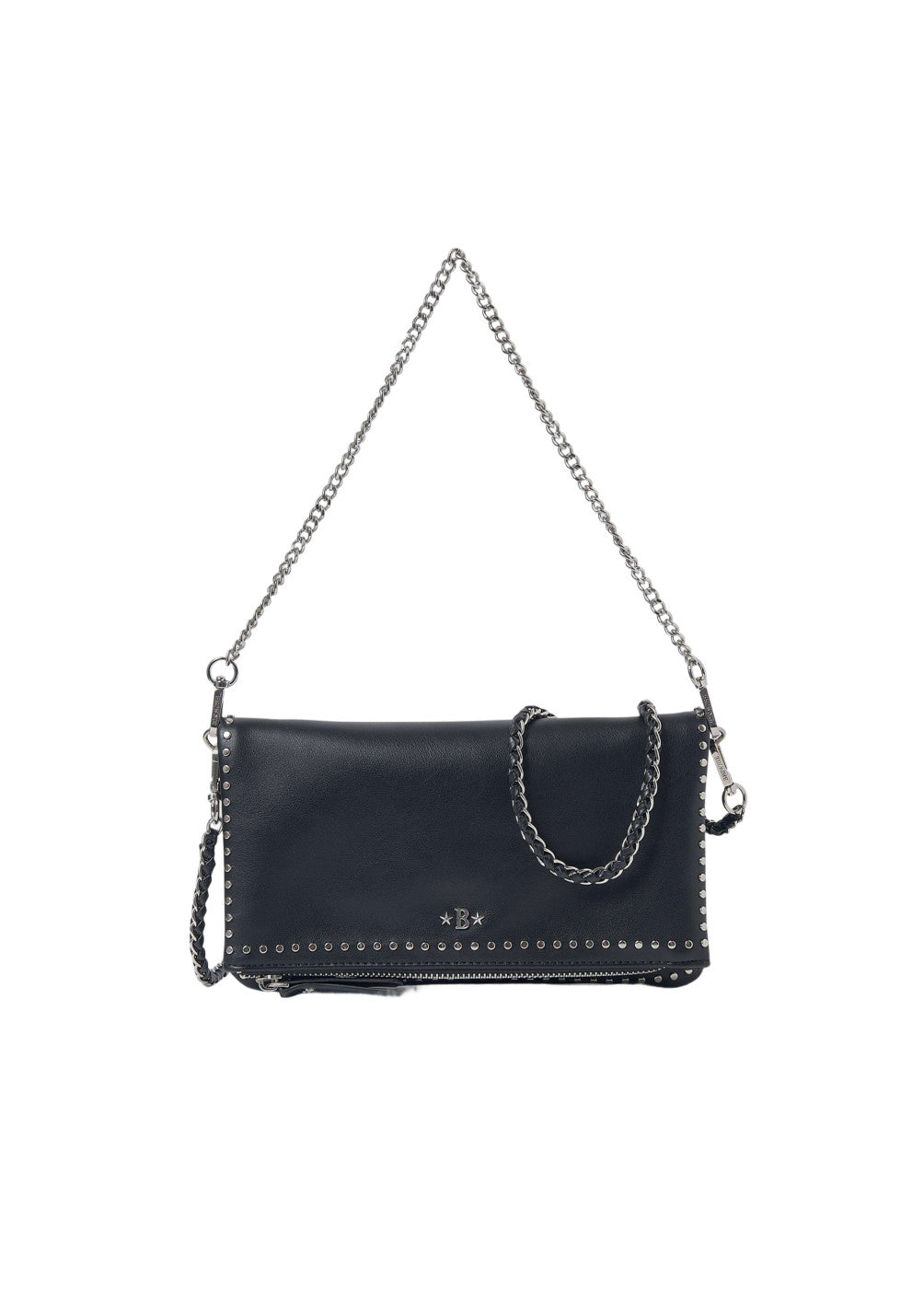 Bolso solapa tachitas