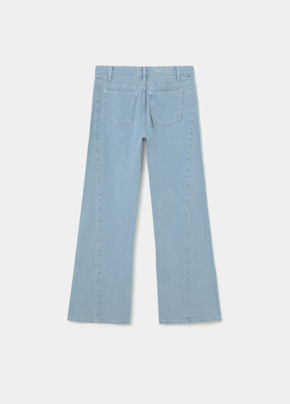 Jeans culotte apertura lateral