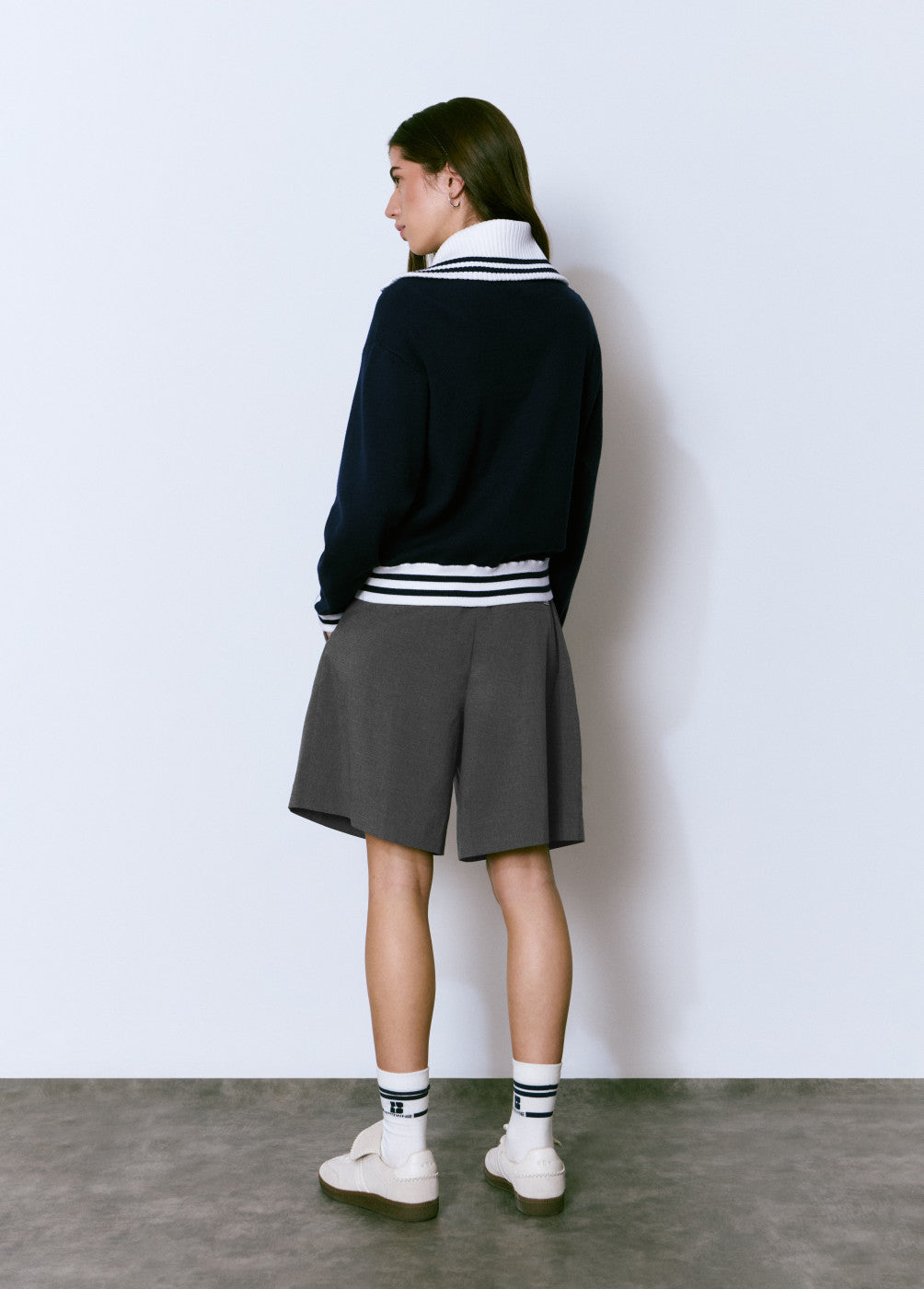 Chaqueta cremallera logo