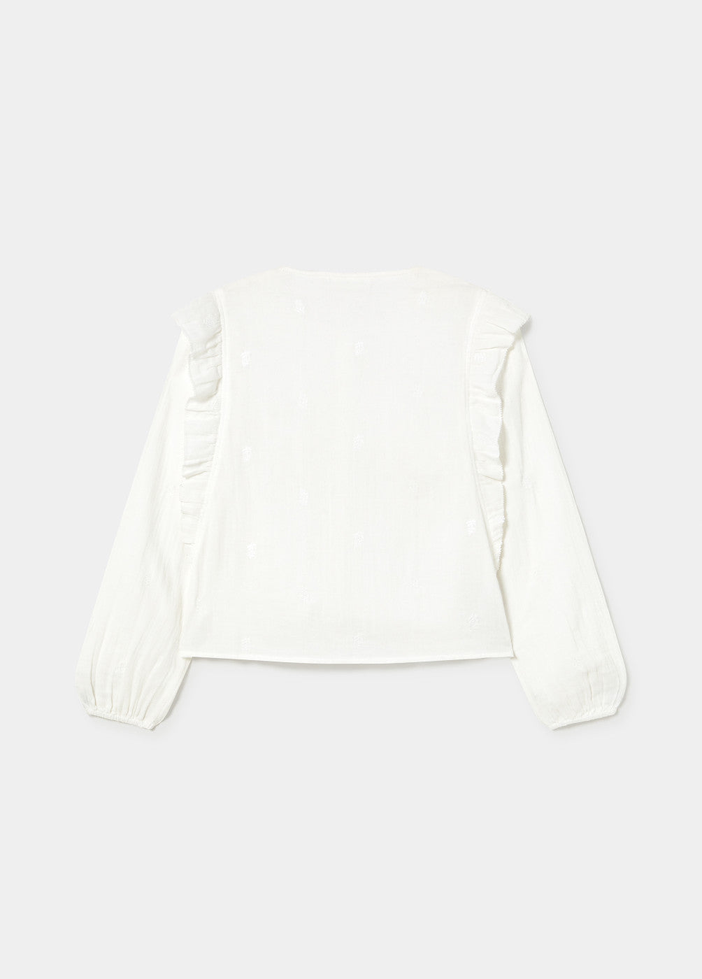 Blusa doble tela bordados