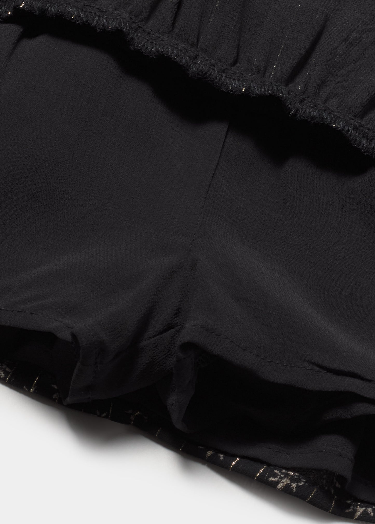 Falda volantes estampada