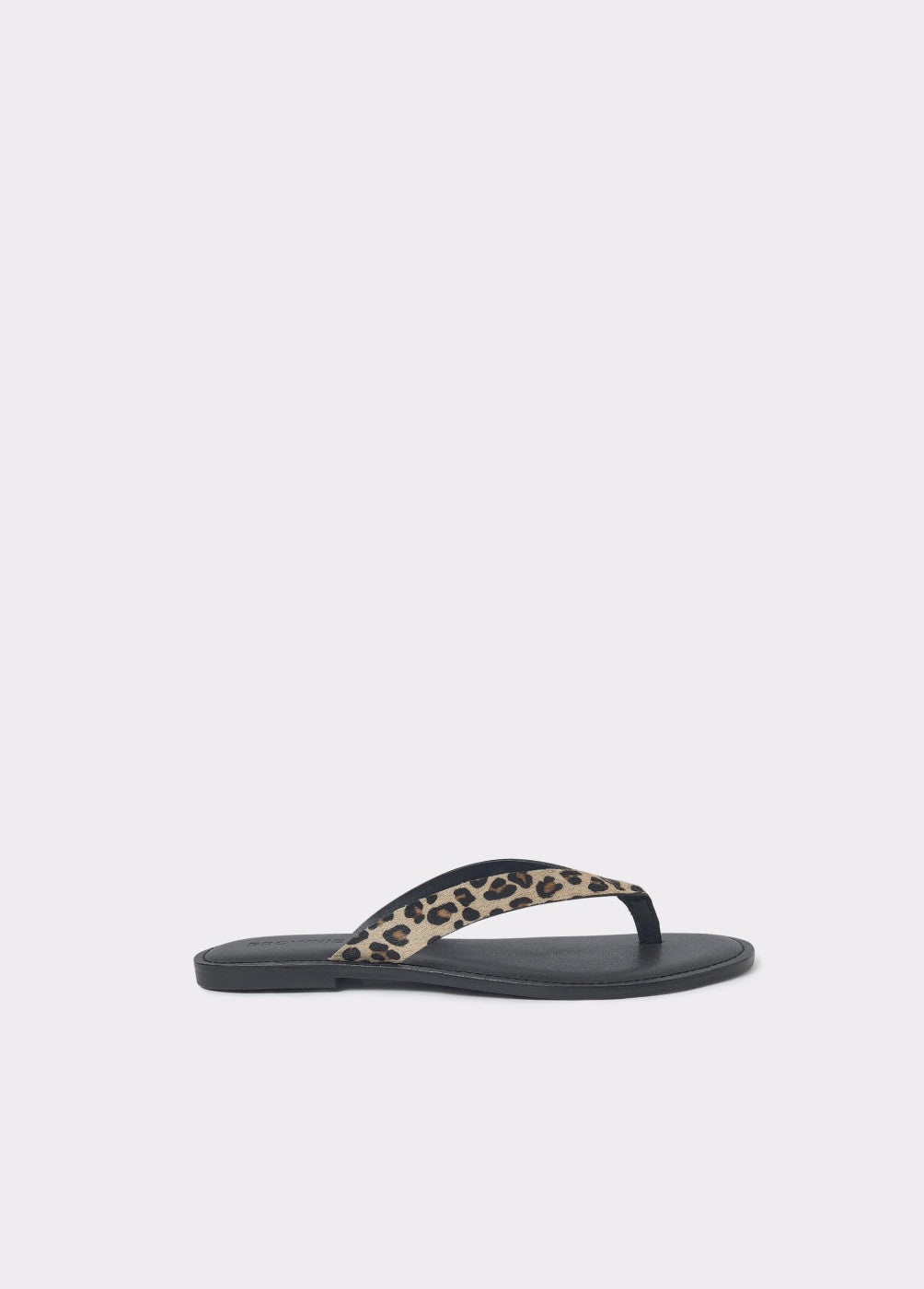 Sandalia piel animal print