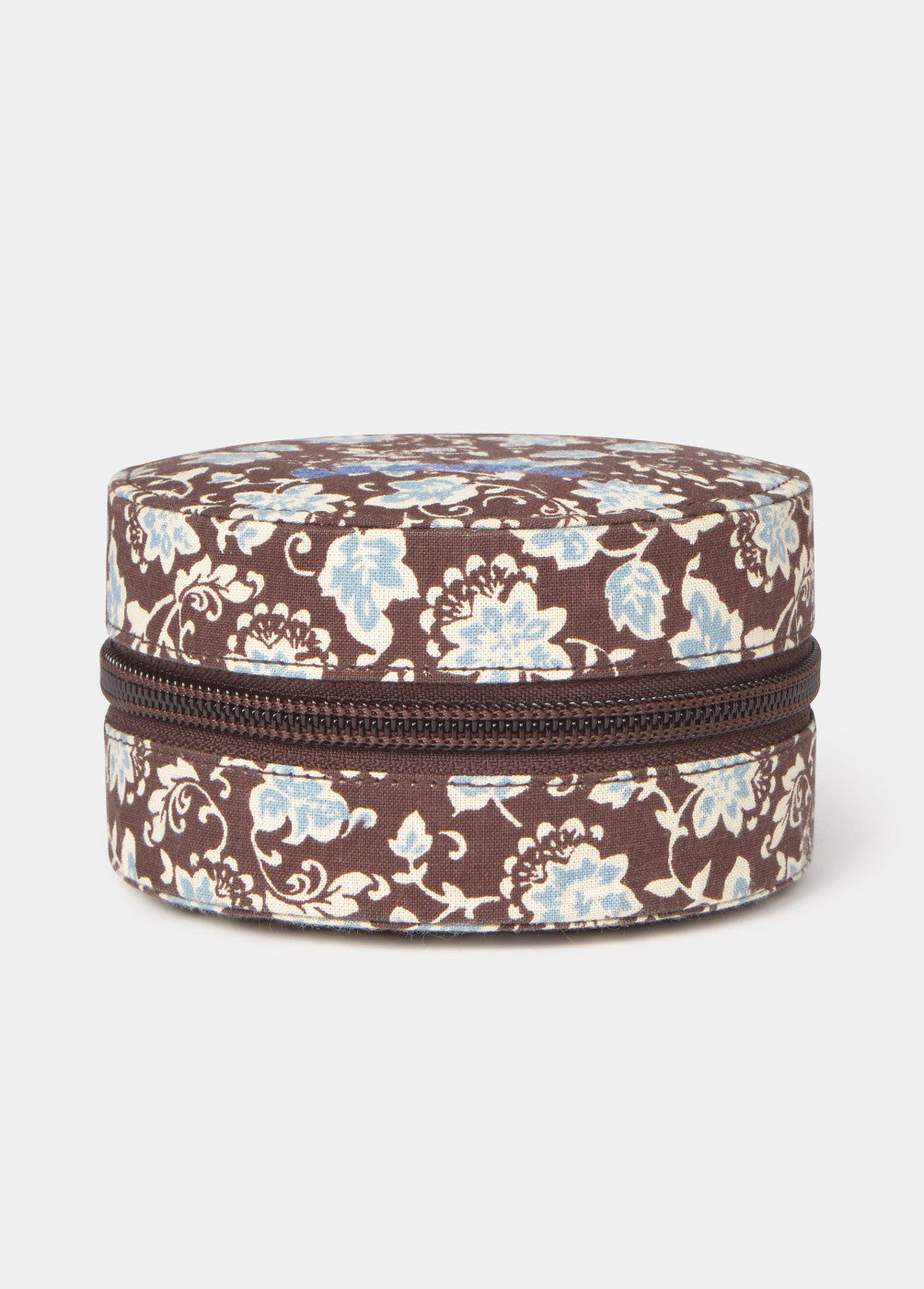 Joyero redondo estampado