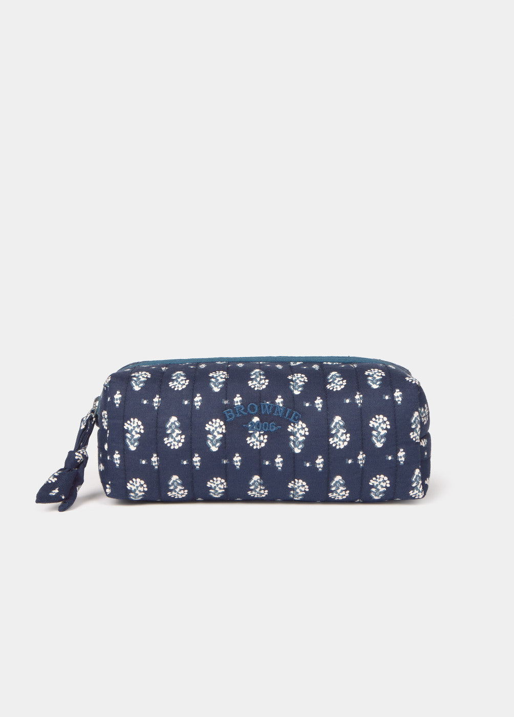 Neceser pequeño estampado índigo