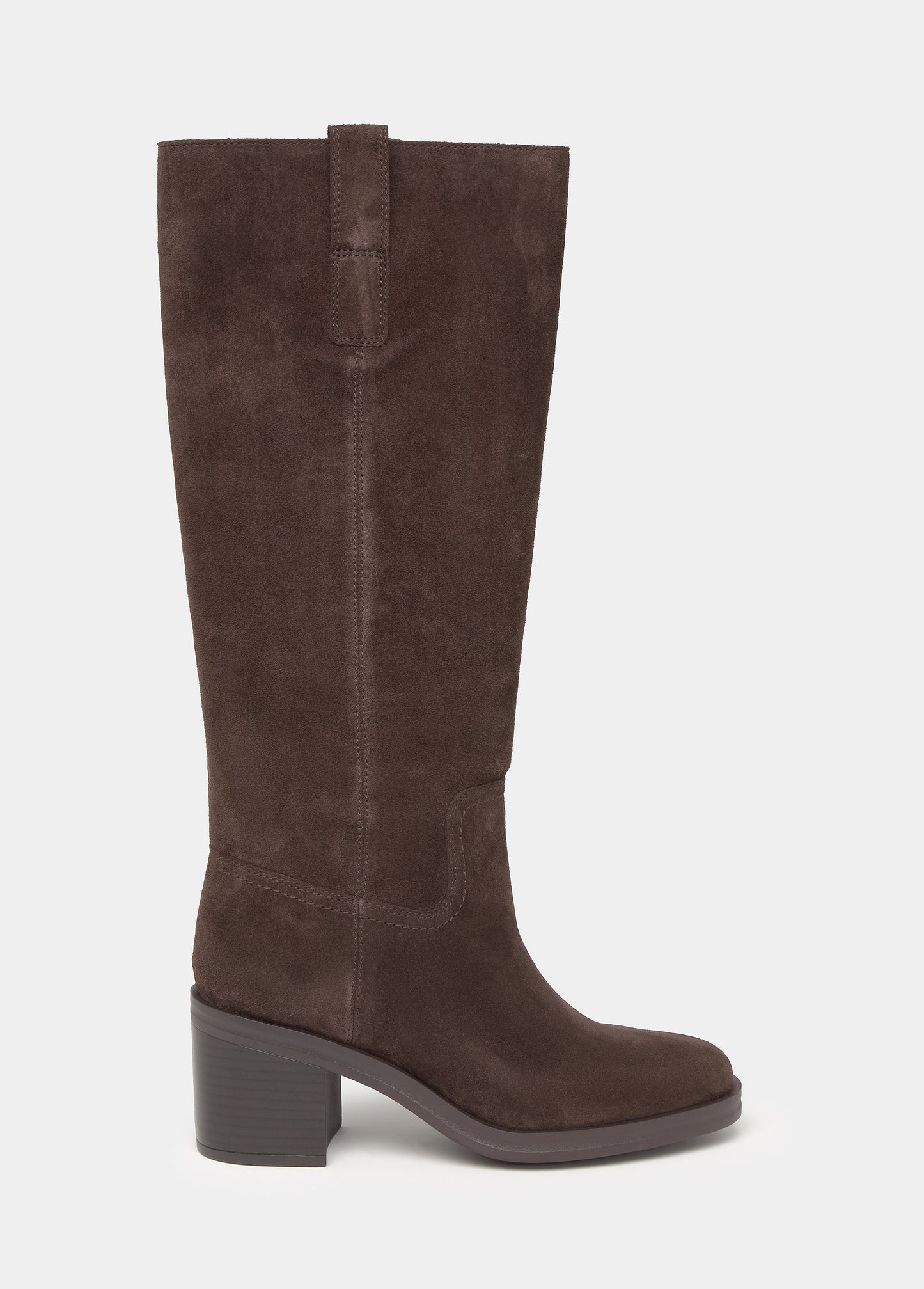 Bota gaucha tacón piel