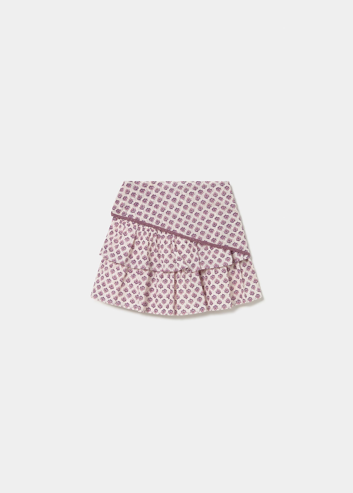 Falda corta estampada