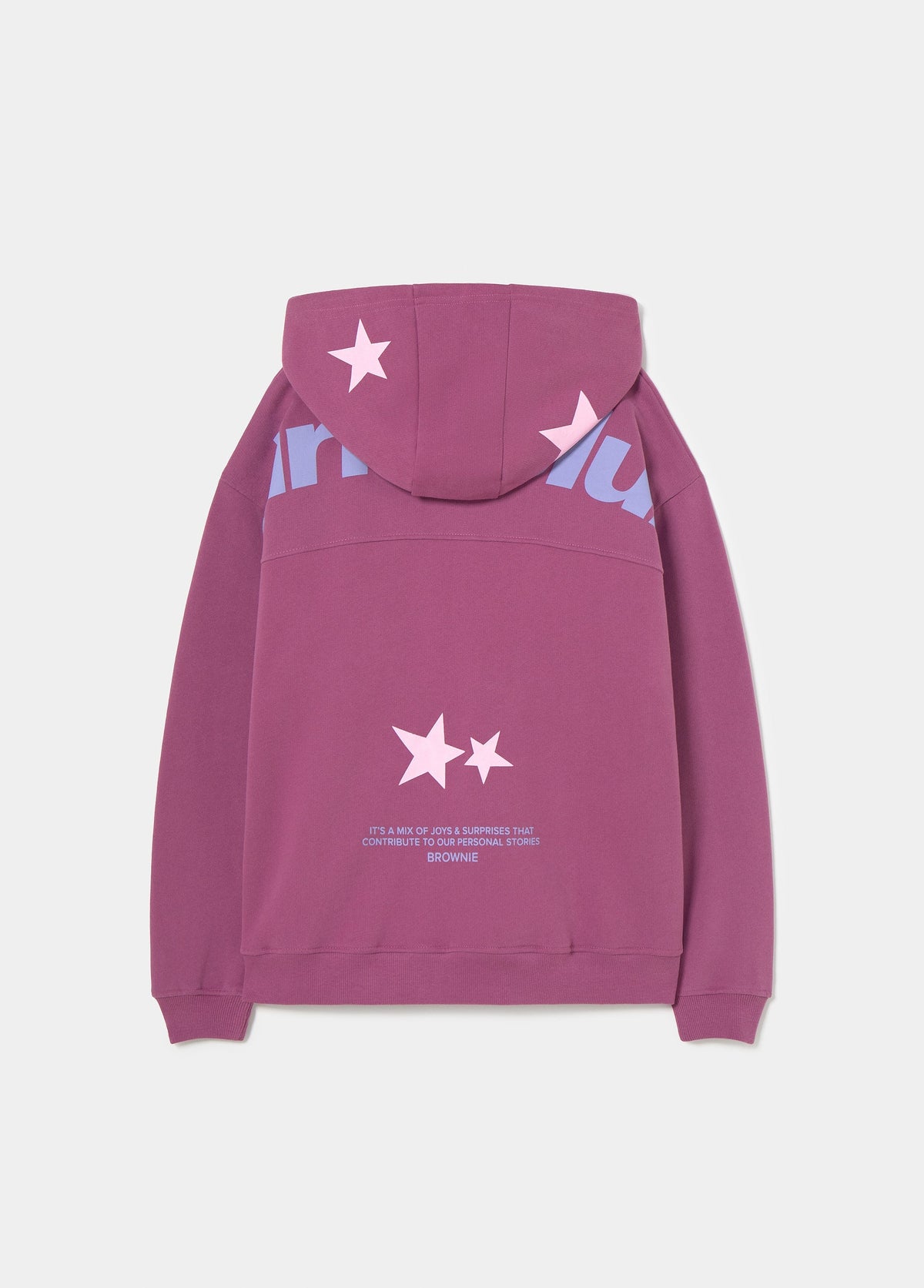 Sudadera capucha print estrellas